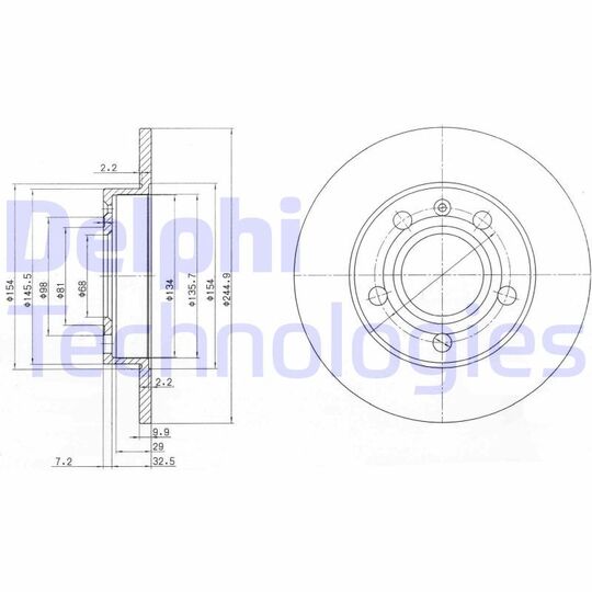 BG2753C - Brake Disc 