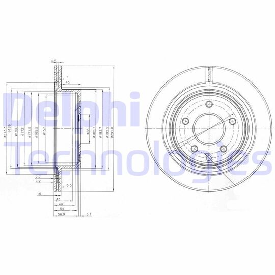 BG3765C - Brake Disc 