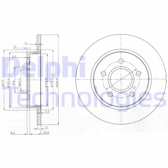 BG3896C - Brake Disc 