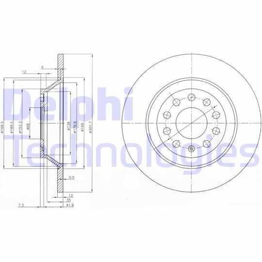 BG3956C - Brake Disc 