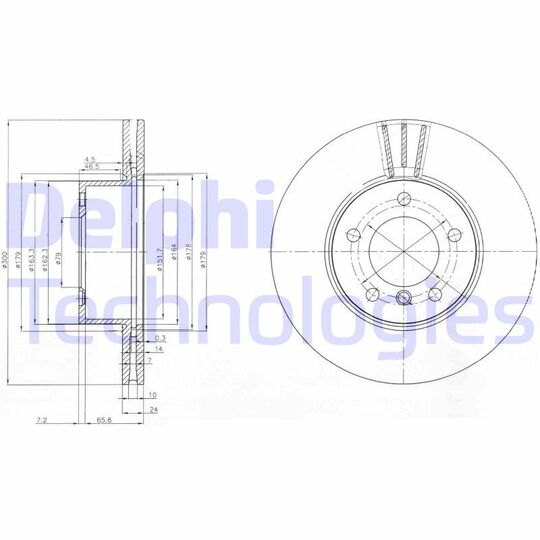 BG3998C - Brake Disc 