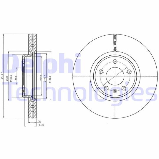 BG4346C - Brake Disc 