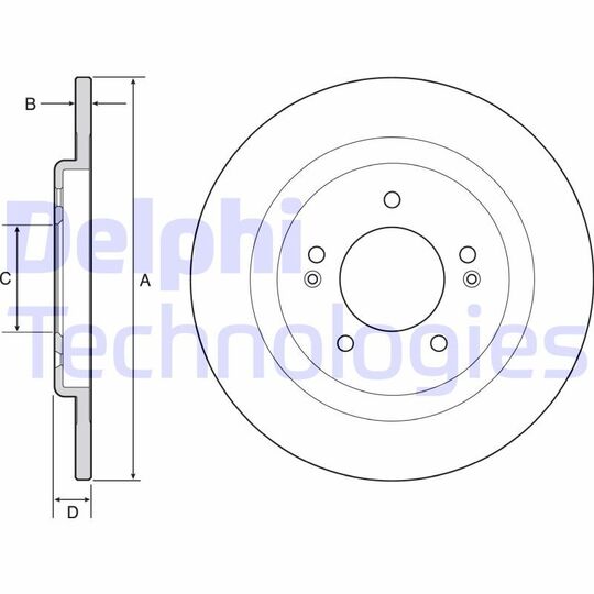 BG4563C - Brake Disc 