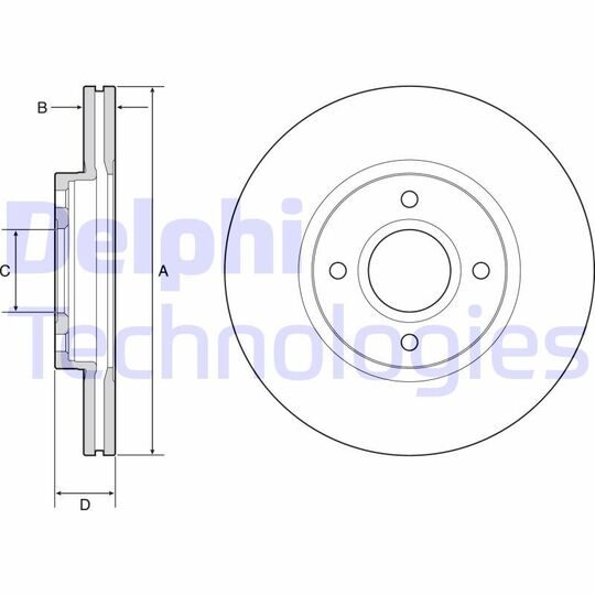 BG4569C - Brake Disc 