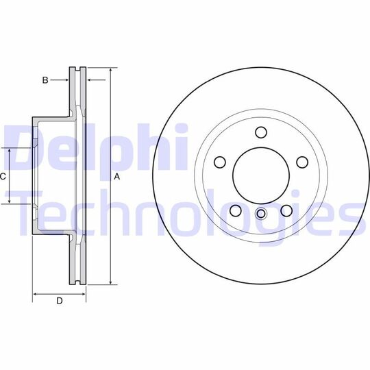 BG4645C - Brake Disc 