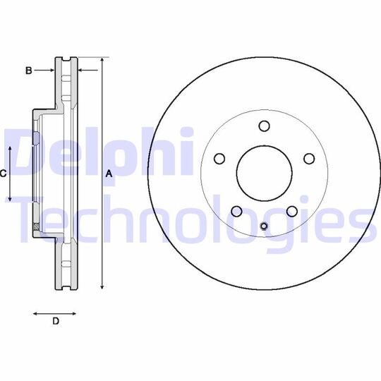 BG4712C - Brake Disc 