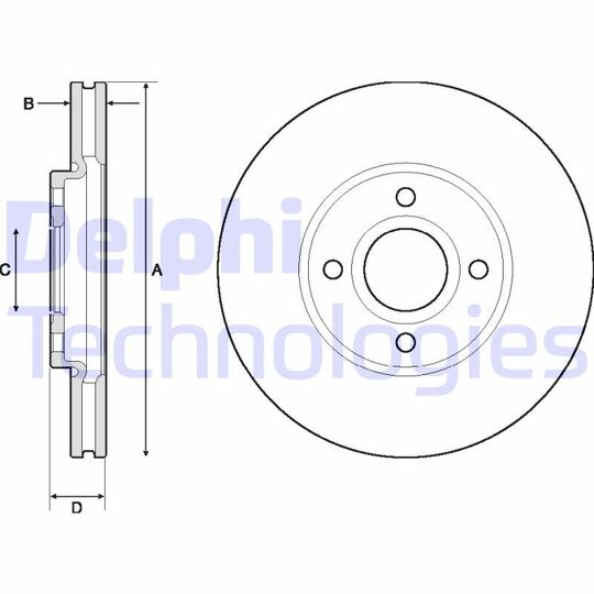 BG4715C - Brake Disc 