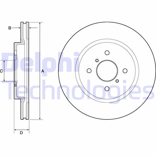 BG4750C - Brake Disc 