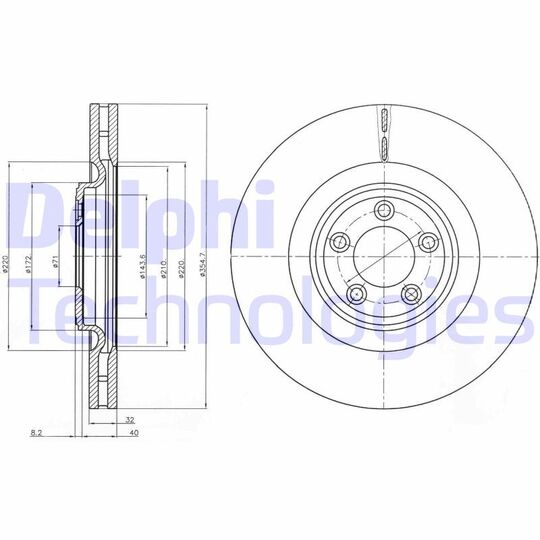 BG9071C - Brake Disc 