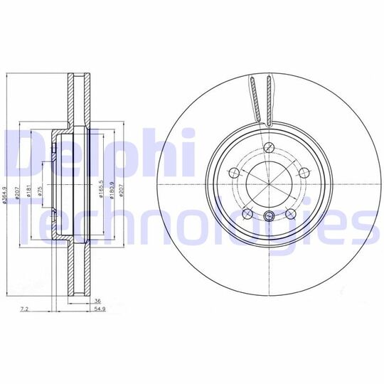 BG9092C - Brake Disc 