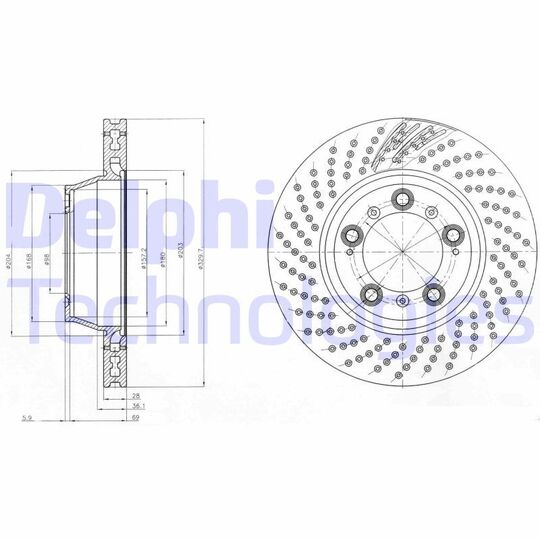 BG9096C - Brake Disc 