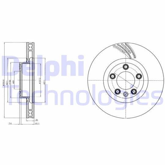 BG9101C - Brake Disc 