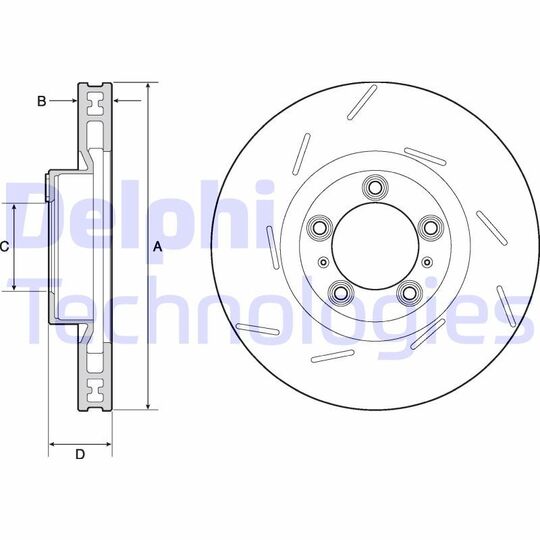 BG9128C - Brake Disc 