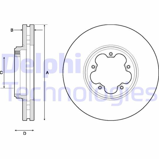 BG9150 - Brake Disc 