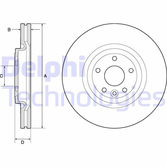 BG9166C - Brake Disc 