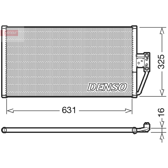 DCN05021 - Condenser, air conditioning 