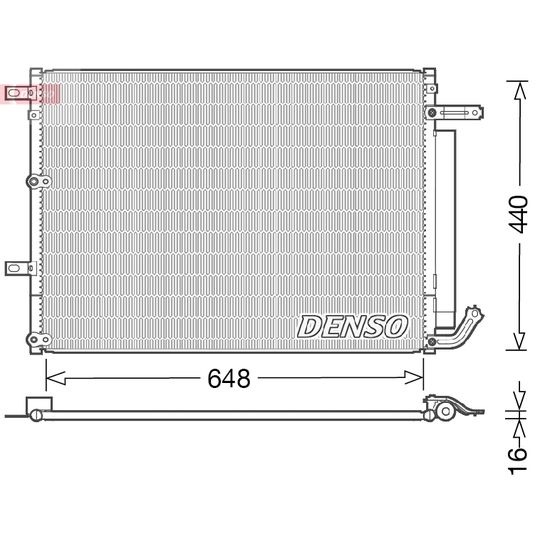 DCN06018 - Condenser, air conditioning 