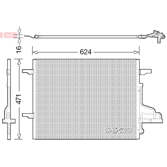 DCN10027 - Condenser, air conditioning 