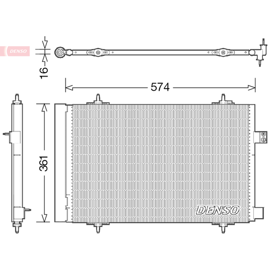 DCN21019 - Condenser, air conditioning 