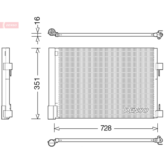 DCN23032 - Condenser, air conditioning 