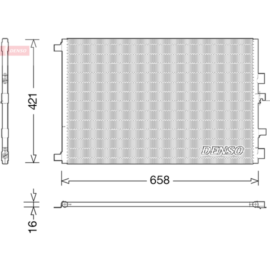 DCN23033 - Condenser, air conditioning 