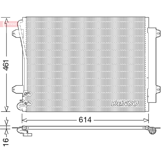 DCN32011 - Lauhdutin, ilmastointilaite 