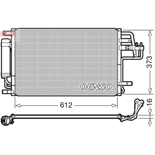 DCN41007 - Lauhdutin, ilmastointilaite 