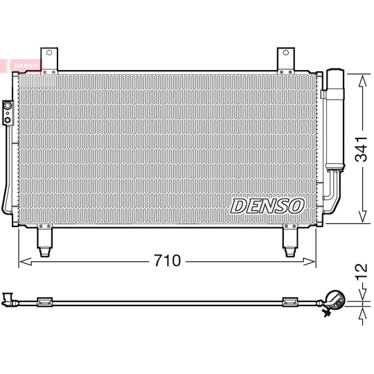 DCN45006 - Kondensor, klimatanläggning 