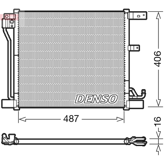 DCN46018 - Condenser, air conditioning 