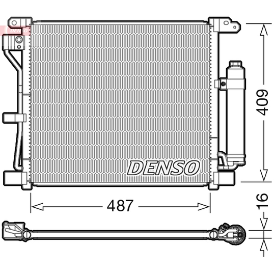 DCN46019 - Condenser, air conditioning 