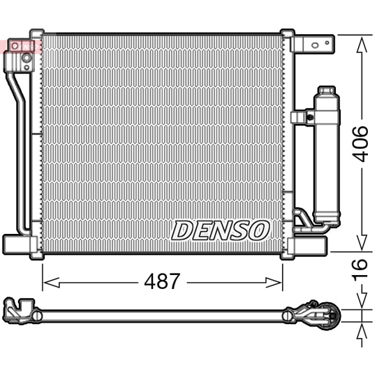DCN46021 - Condenser, air conditioning 