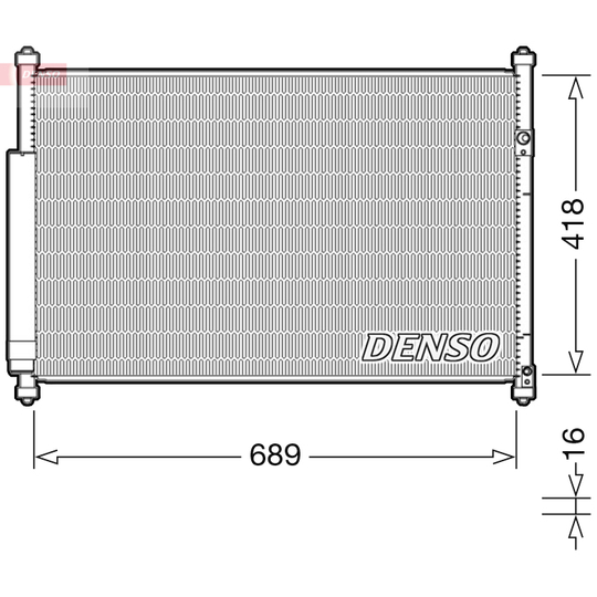 DCN47006 - Condenser, air conditioning 