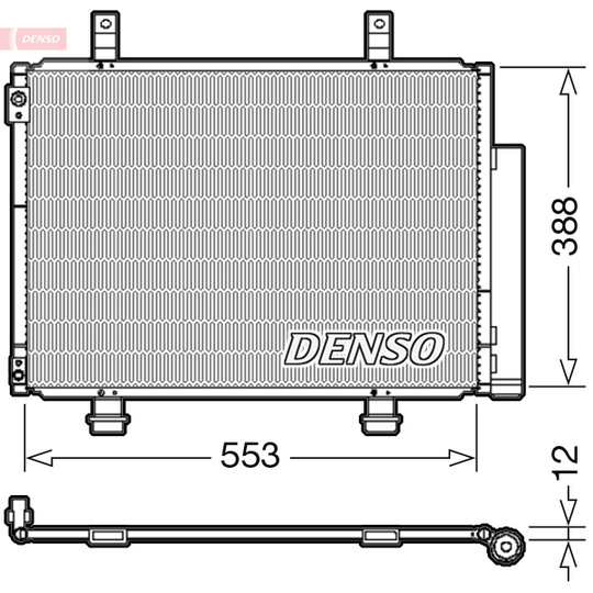 DCN47007 - Condenser, air conditioning 