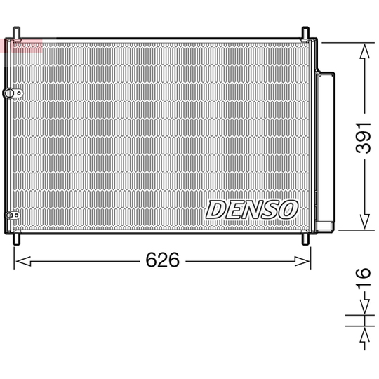 DCN50041 - Condenser, air conditioning 