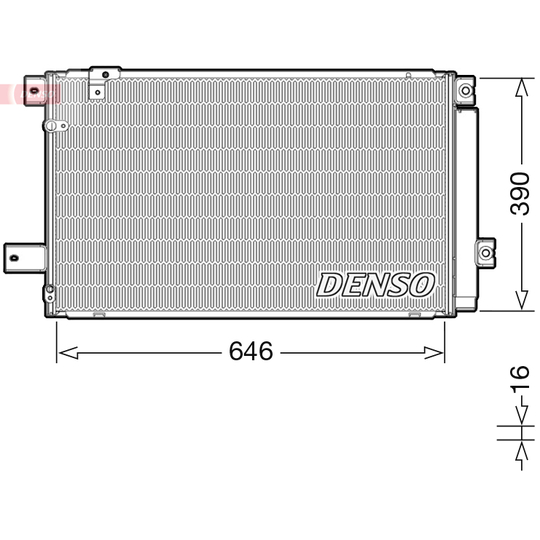 DCN50049 - Lauhdutin, ilmastointilaite 