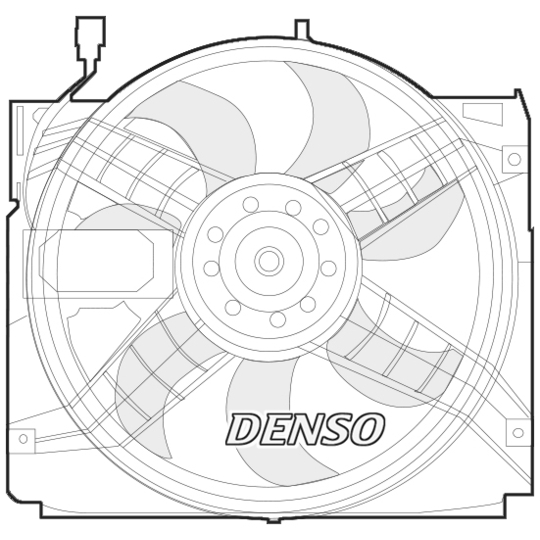 DER05004 - Ventilaator, mootorijahutus 