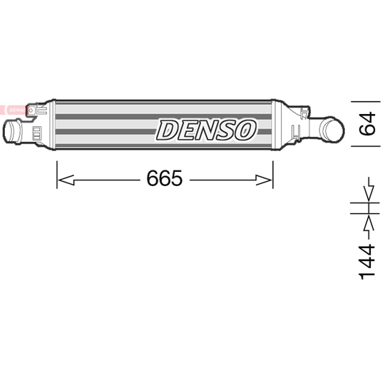 DIT02036 - Intercooler, charger 