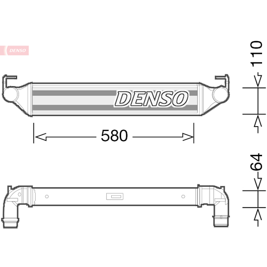 DIT06001 - Intercooler, charger 