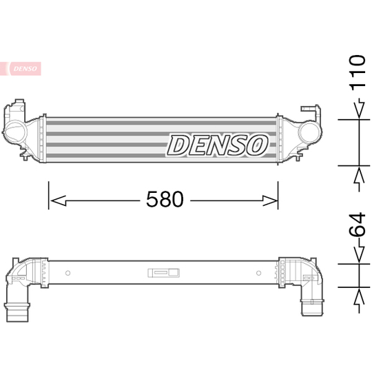 DIT09117 - Intercooler, charger 