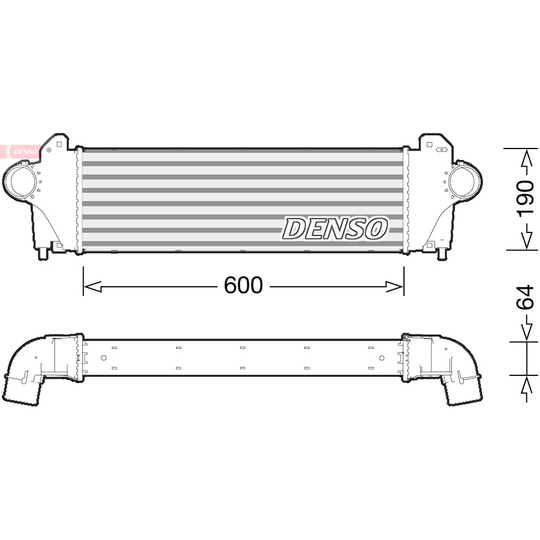 DIT12005 - Intercooler, charger 