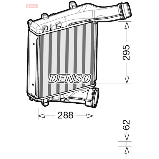 DIT28019 - Intercooler, charger 