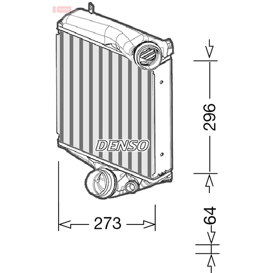 DIT28022 - Intercooler, charger 