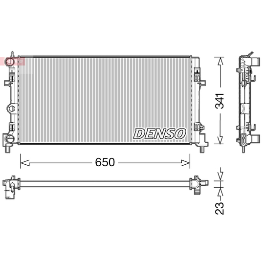 DRM02015 - Radiator, engine cooling 