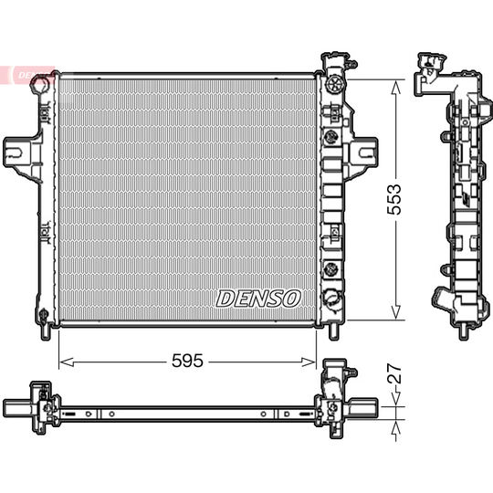 DRM06032 - Radiator, engine cooling 