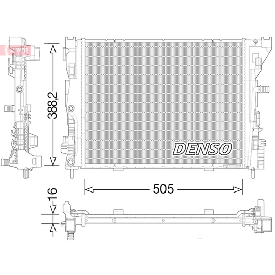 DRM23035 - Kylare, motorkylning 