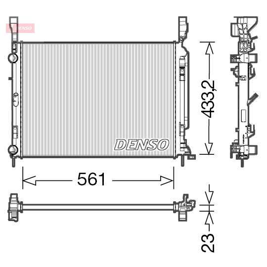 DRM23042 - Radiator, engine cooling 