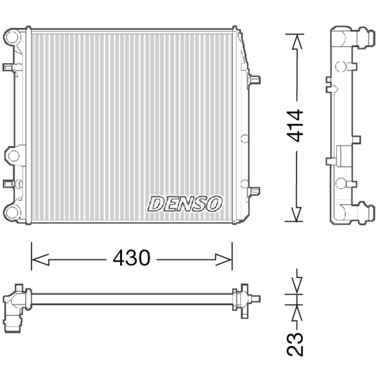 DRM27006 - Radiator, engine cooling 