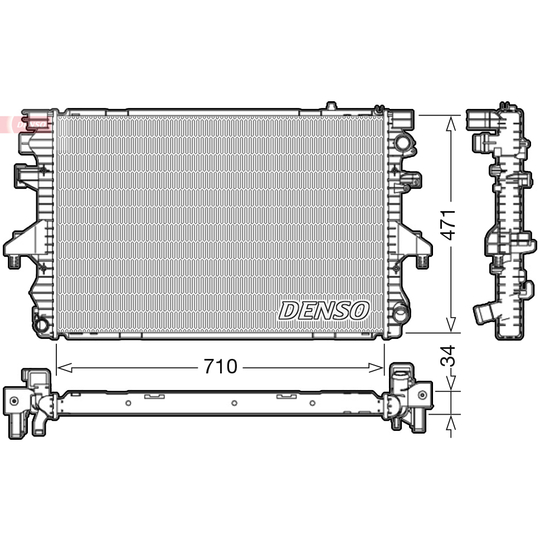 DRM32040 - Kylare, motorkylning 