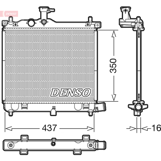 DRM41009 - Radiator, engine cooling 