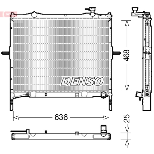 DRM43001 - Radiator, engine cooling 